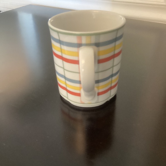 Coffee Mug Cup Villeroy Boch Switch CARU Porcelain No Lead FABULOUS PLAID NEW - Picture 4 of 7